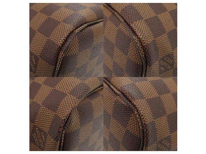 Bolso tote Louis Vuitton Neverfull PM Damier Brown Castaño - vista 4