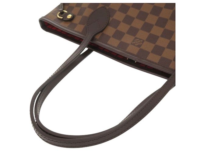 Bolso tote Louis Vuitton Neverfull PM Damier Brown Castaño - vista 5