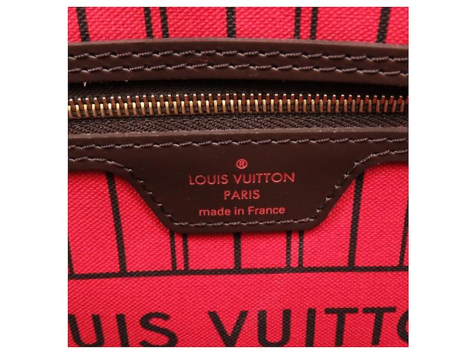 Bolso tote Louis Vuitton Neverfull PM Damier Brown Castaño - vista 8