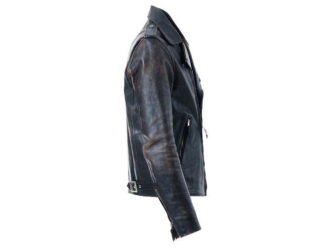 Autre Marque Lederjacke Hollywood Trading Company Braun - Ansicht 2