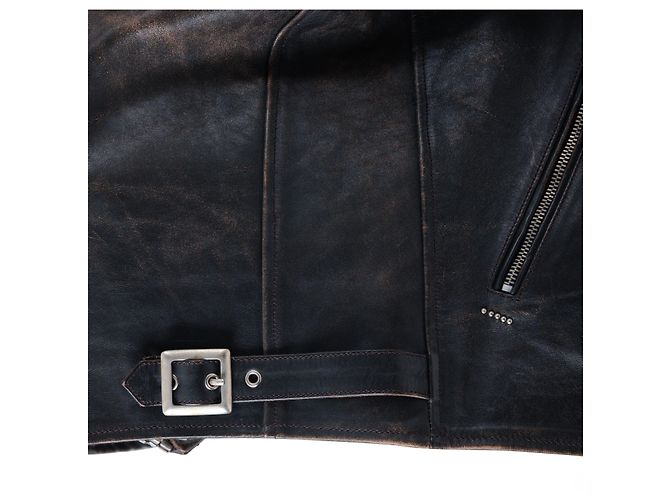 Autre Marque Lederjacke Hollywood Trading Company Braun - Ansicht 9