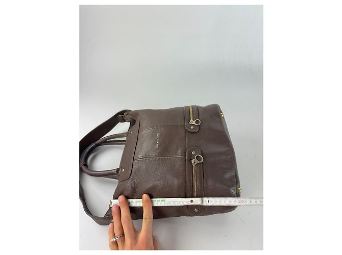 Chloé Vintage Chloe 2Way Lederhandtasche braun - Ansicht 10