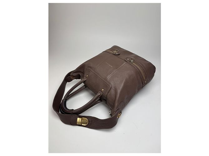 Chloé Vintage Chloe 2Way Lederhandtasche braun - Ansicht 8