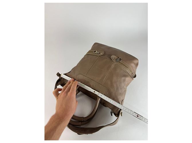 Chloé Vintage Chloe Leder 2Way Handtasche braun - Ansicht 10