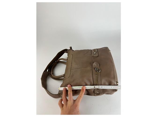 Chloé Vintage Chloe Leder 2Way Handtasche braun - Ansicht 11