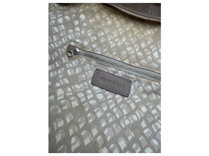 Chloé Vintage Chloe Leder 2Way Handtasche braun - Ansicht 5
