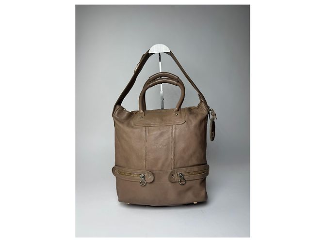 Chloé Vintage Chloe Leder 2Way Handtasche braun - Ansicht 8
