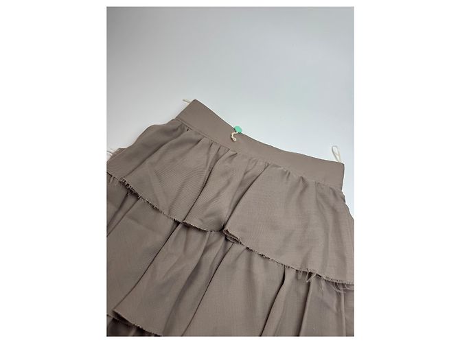 Gonna Vintage Givenchy Marrone L - vista 10