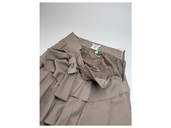 Gonna Vintage Givenchy Marrone L - vista 11