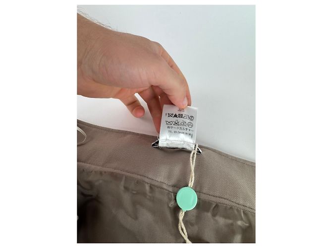 Gonna Vintage Givenchy Marrone L - vista 12
