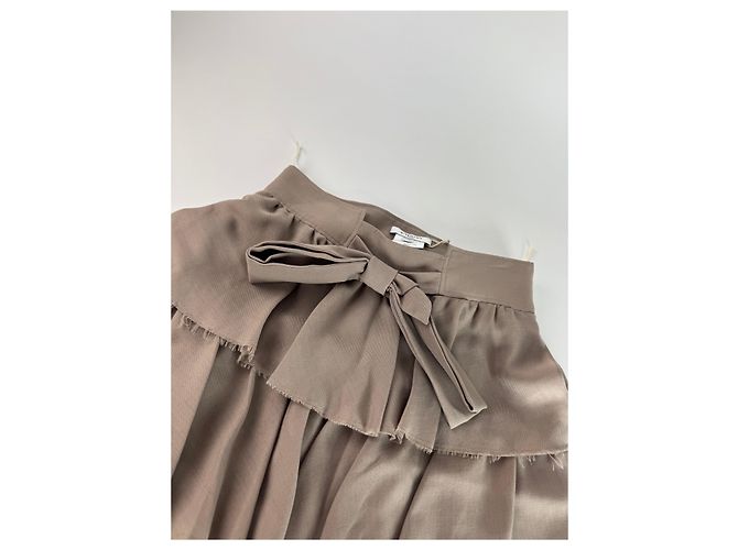 Gonna Vintage Givenchy Marrone L - vista 7