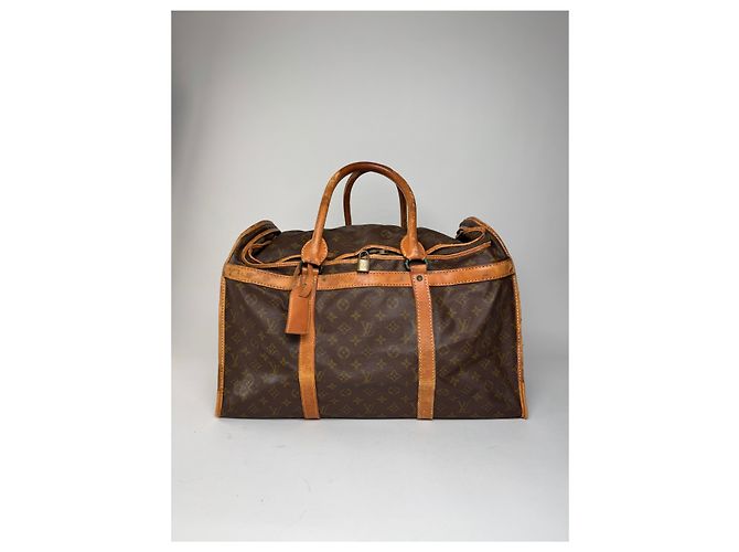 Vintage Louis Vuitton Monogramm Leder Reisetasche Braun - Ansicht 4