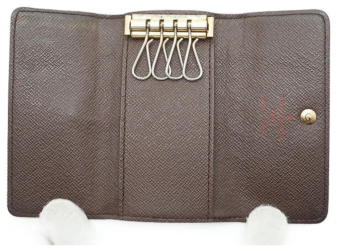 Louis Vuitton Damier Ebene Multicle 4-row Key Case Brown - view 7
