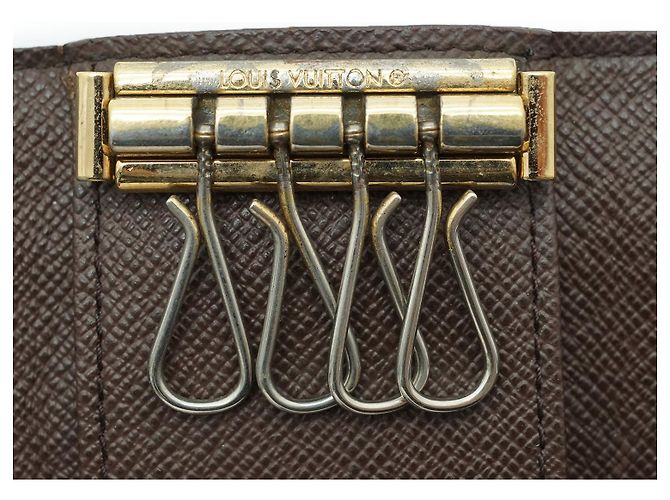 Louis Vuitton Damier Ebene Multicle 4-row Key Case Brown - view 9