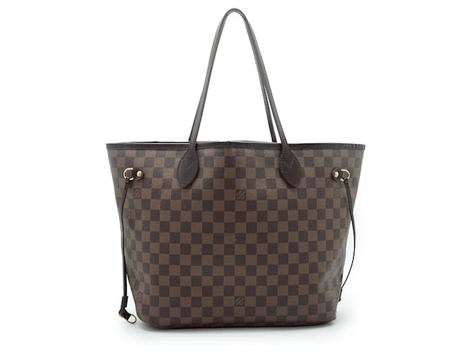 Louis Vuitton Neverfull MM Damier Ebene Marrone - vista 2