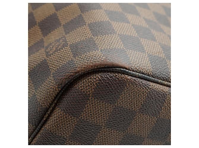 Louis Vuitton Neverfull MM Damier Ebene Marrone - vista 7
