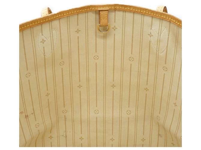 Louis Vuitton Neverfull MM Damier Azur Bianco - vista 11