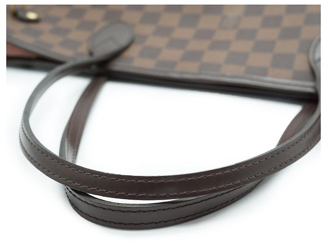 Louis Vuitton Ballerine Neverfull MM Damier Ebene Rose Marrone - vista 10