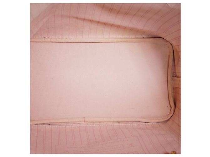 Louis Vuitton Ballerine Neverfull MM Damier Ebene Rose Marrone - vista 13
