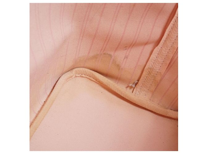 Louis Vuitton Ballerine Neverfull MM Damier Ebene Rose Marrone - vista 14