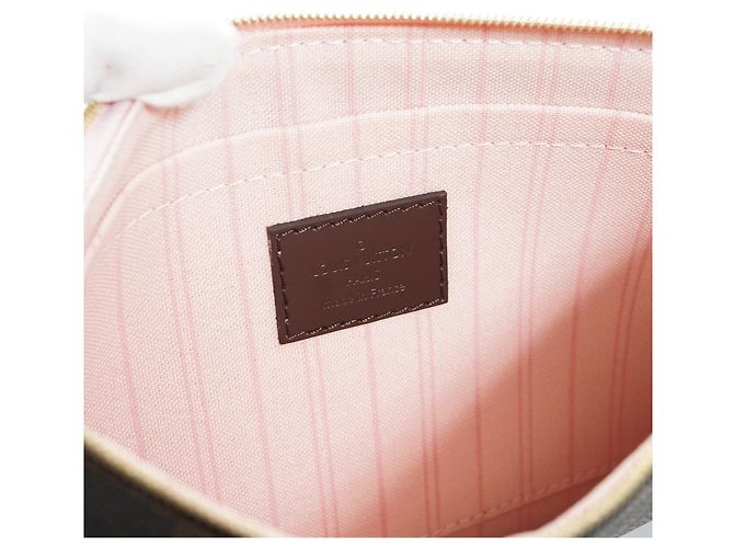 Louis Vuitton Ballerine Neverfull MM Damier Ebene Rose Marrone - vista 19