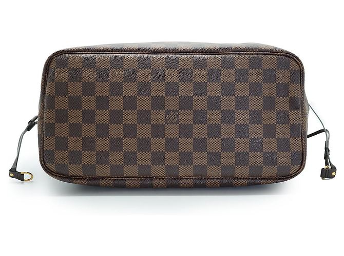 Louis Vuitton Ballerine Neverfull MM Damier Ebene Rose Marrone - vista 6