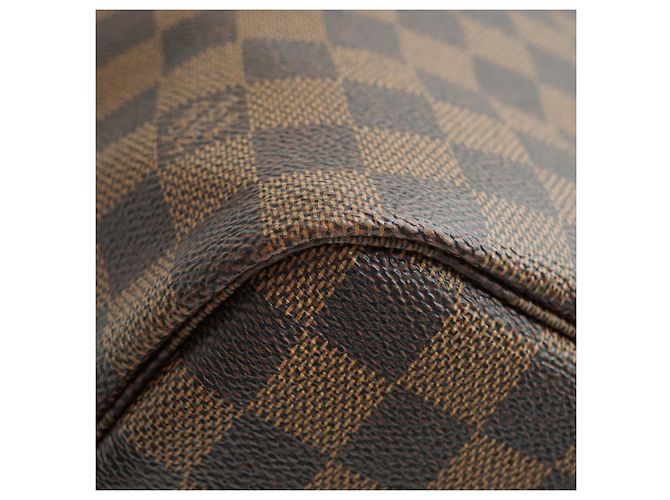 Louis Vuitton Ballerine Neverfull MM Damier Ebene Rose Marrone - vista 7