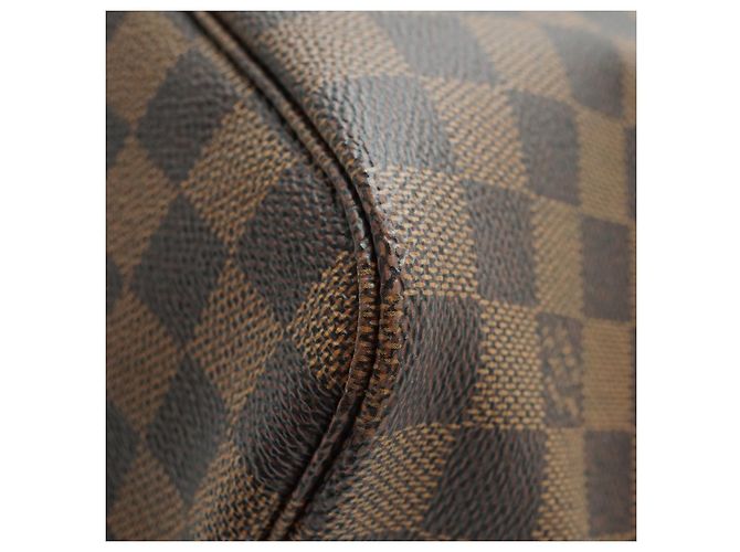Louis Vuitton Ballerine Neverfull MM Damier Ebene Rose Marrone - vista 8