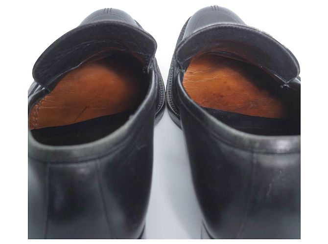 Gucci Scarpe in pelle Horsebit per uomini 8 1/2 E Nero - vista 8