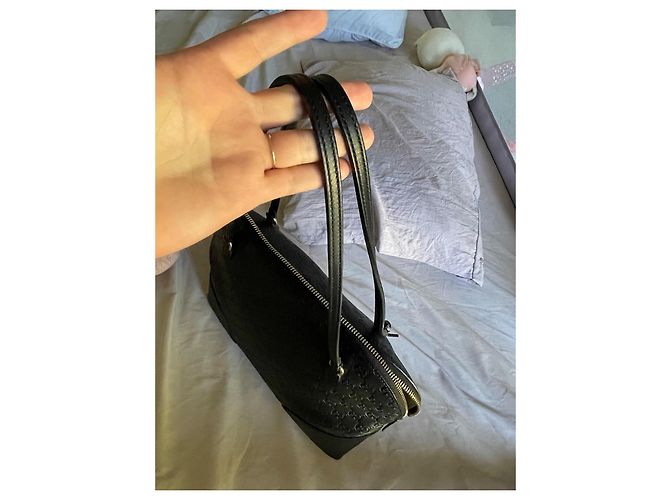 Borsa tote Gucci in pelliccia nera Nero - vista 4