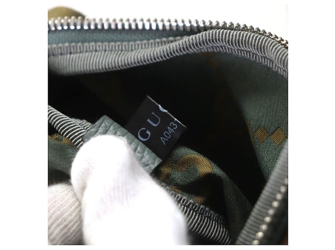 Borsa a Cintura GG Ripstop 792287 di Gucci Cachi - vista 14