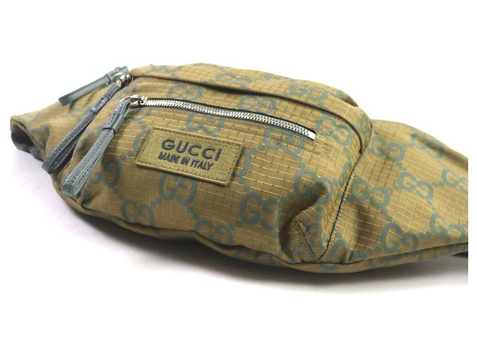 Borsa a Cintura GG Ripstop 792287 di Gucci Cachi - vista 5