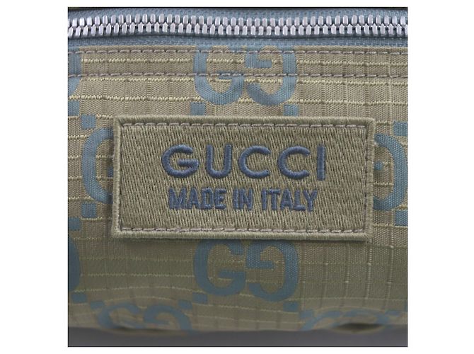 Borsa a Cintura GG Ripstop 792287 di Gucci Cachi - vista 8