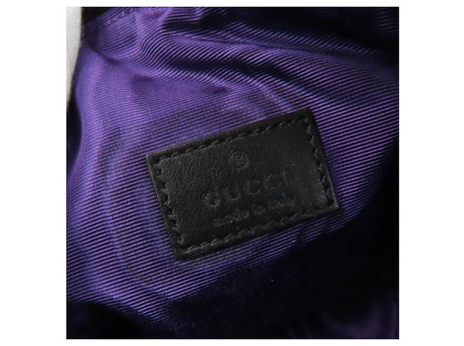 Pochette per trucco Gucci GG Marmont Nero Porpora - vista 10