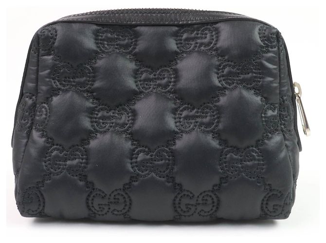 Pochette per trucco Gucci GG Marmont Nero Porpora - vista 3