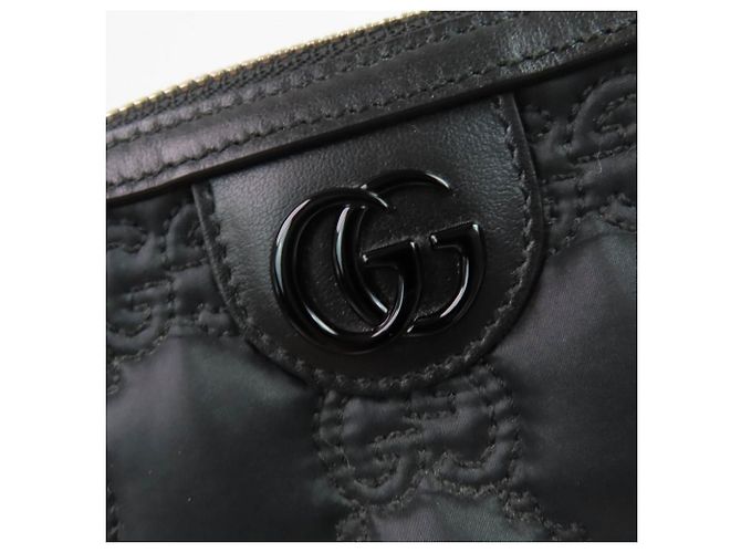 Pochette per trucco Gucci GG Marmont Nero Porpora - vista 8