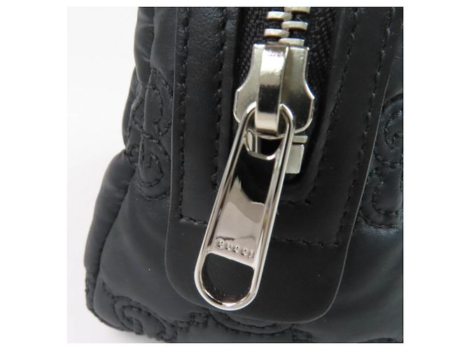 Pochette per trucco Gucci GG Marmont Nero Porpora - vista 9