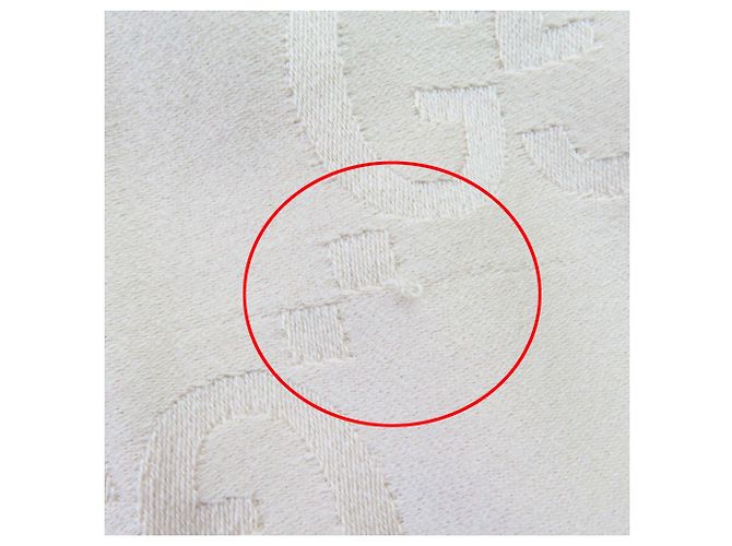 Coperta/Scialle in Jacquard di Lana e Seta Gucci Beige - vista 9