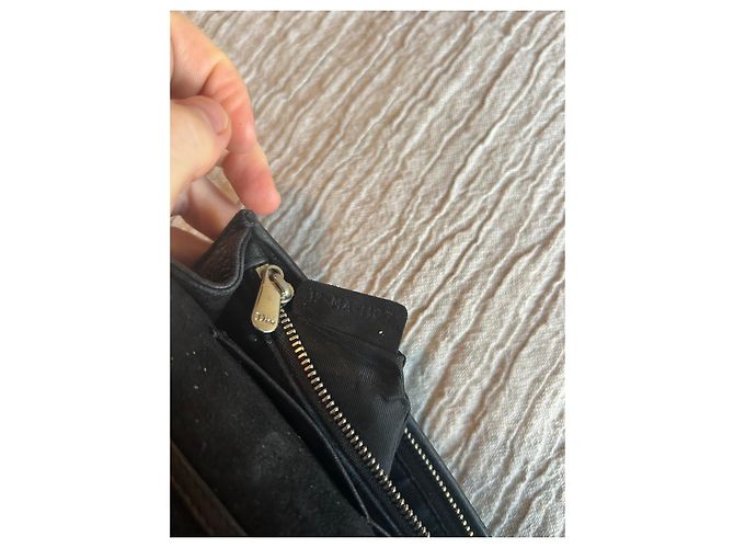 Clutch Dior Diorama in pelle nera Nero - vista 5