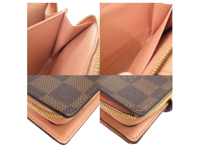 Cartera Juliette Damier Bi-Fold Louis Vuitton Castaño Damier ebene - vista 10