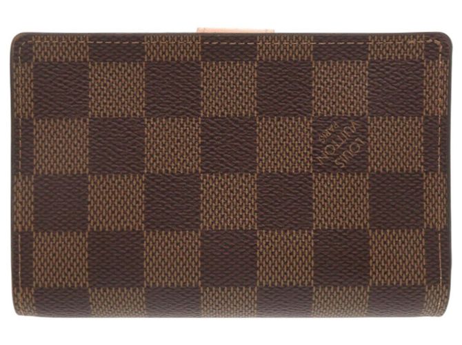 Cartera Juliette Damier Bi-Fold Louis Vuitton Castaño Damier ebene - vista 3