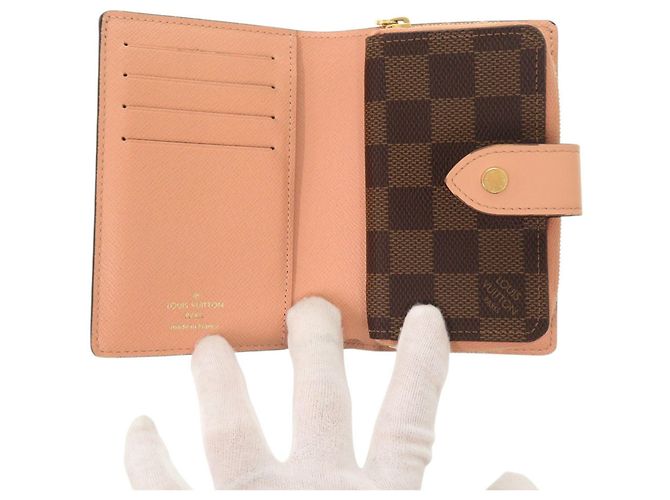 Cartera Juliette Damier Bi-Fold Louis Vuitton Castaño Damier ebene - vista 5
