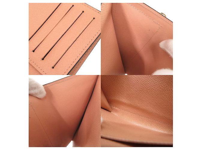 Cartera Juliette Damier Bi-Fold Louis Vuitton Castaño Damier ebene - vista 9