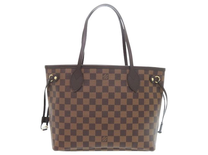Louis Vuitton Neverfull PM Damier Canvas Tote Bag Braun Damier ebene - Ansicht 2