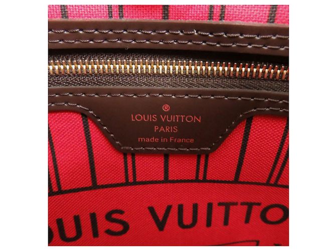 Louis Vuitton Neverfull PM Damier Canvas Tote Bag Braun Damier ebene - Ansicht 7