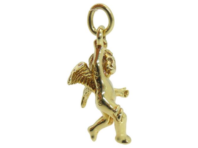 Tiffany & Co Pendente in oro giallo 18K con motivo cherubino Tiffany - vista 4