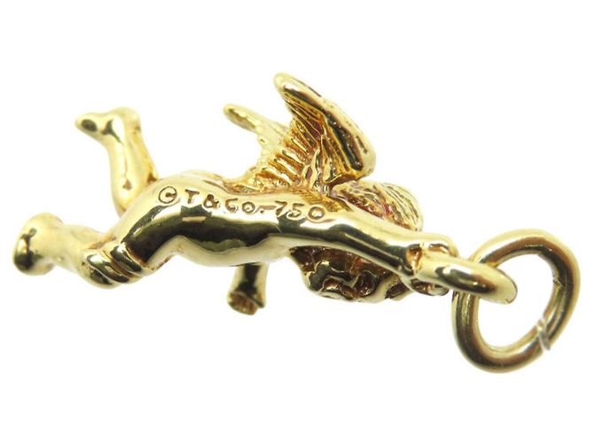 Tiffany & Co Pendente in oro giallo 18K con motivo cherubino Tiffany - vista 8