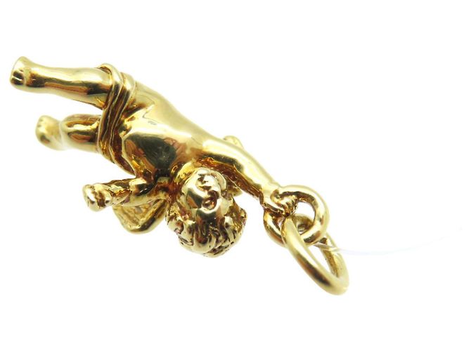 Tiffany & Co Pendente in oro giallo 18K con motivo cherubino Tiffany - vista 9