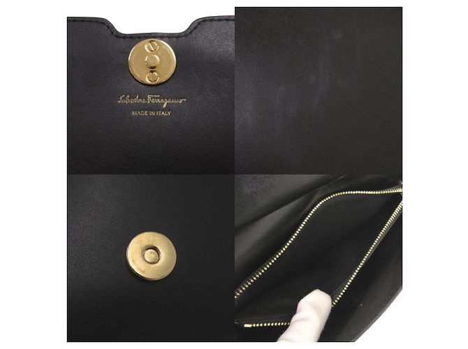 Borsa a Spalla in Pelle Vara Ribbon di Salvatore Ferragamo - vista 9