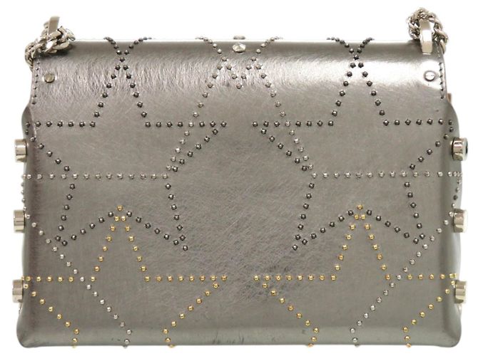 Borsa a spalla Locket Petite di Jimmy Choo Argento D'oro - vista 2